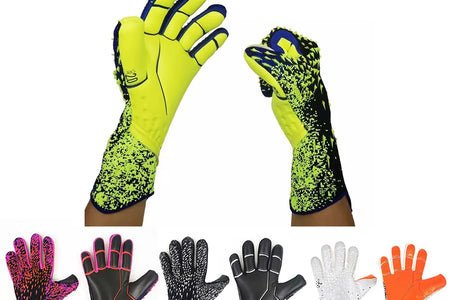 Professional Goalkeeper Gloves Adults Kids Football Latex Thickened Protection Goalkeeper Soccer Sports Football Goalie Gloves
