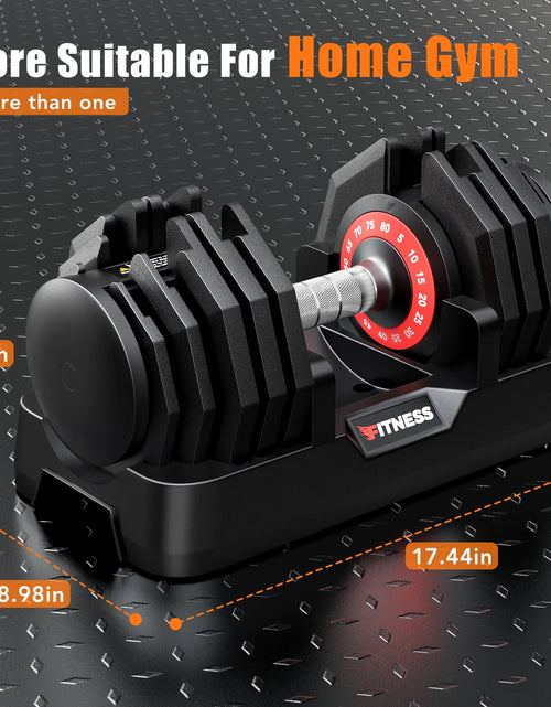 Load image into Gallery viewer, 160Lb(80Lbs*2) Adjustable Dumbbells Set,16 in 1 Quick-Select 5-80Lbs Weight Adjustable Dumbbells for Full Body Home Workout
