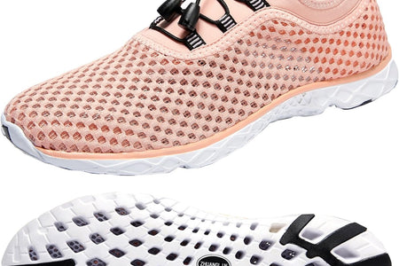 Women'S Quick Drying Aqua Water Shoes Casual Walking Shoes
