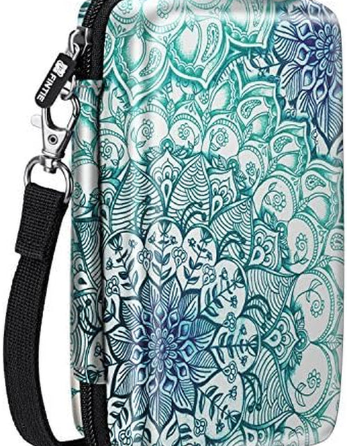 Load image into Gallery viewer, Protective Case for Kodak Step/Mini 2 Hd/Printomatic/Kodak Smile Camera &amp; Printer - Shockproof Hard Shell Carrying Case with Inner Pocket, Emerald Illusions
