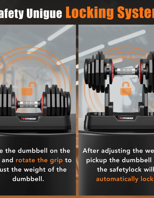 Load image into Gallery viewer, 160Lb(80Lbs*2) Adjustable Dumbbells Set,16 in 1 Quick-Select 5-80Lbs Weight Adjustable Dumbbells for Full Body Home Workout

