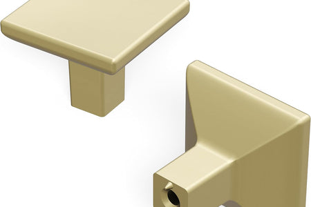 HH075341-EGN-10B Skylight Collection Pull, 1-1/4 Inch Square, Elusive Golden Nickel, 10 Count