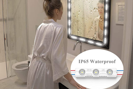 LED Vanity Mirror Light, Dimmable Hollywood Style 13Ft(4M) Ultra Bright White Lights, with RF Remote, for Full Body Mirror, Makeup Vanity Table & Bathroom (Mirror Not Include)