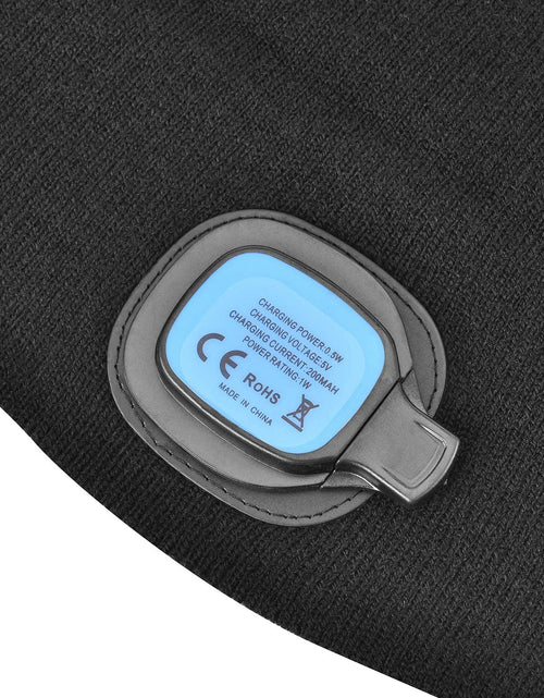 Load image into Gallery viewer, Unisex Beanie with the Light Gifts for Men Dad Father USB Rechargeable Caps
