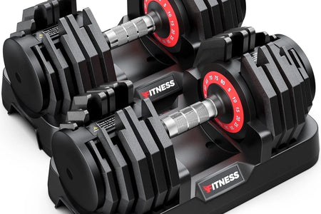 160Lb(80Lbs*2) Adjustable Dumbbells Set,16 in 1 Quick-Select 5-80Lbs Weight Adjustable Dumbbells for Full Body Home Workout